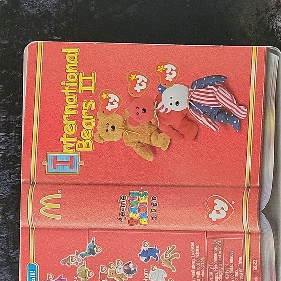 TY 2000 McDonald's Teenie Beanie International Bears II Spangle the Bear - Picture 6 of 6